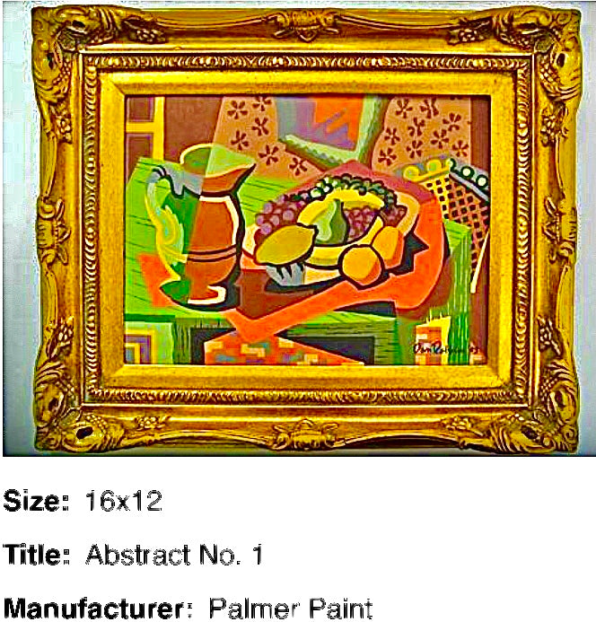 Abstract Number 1 The OG of ALL Paint by Numbers