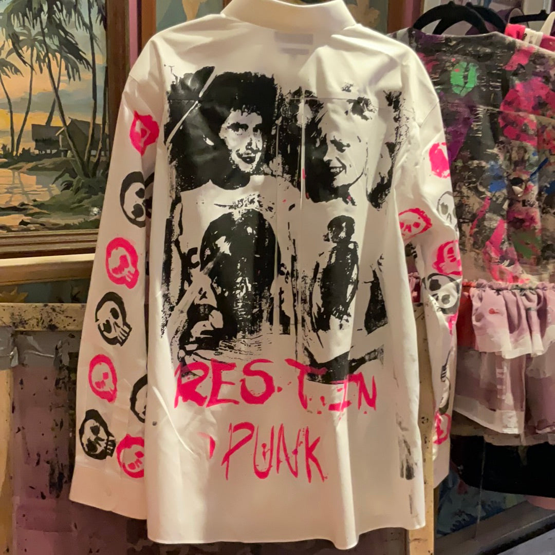 Vivienne Westwood Rest In Punk Shirt – Peach Berserk