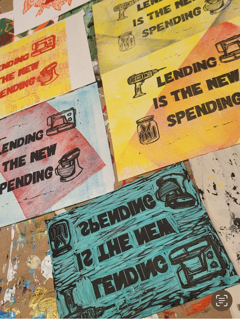 Beginner Linocut Block Printing Workshop with Saba Saneinejad !