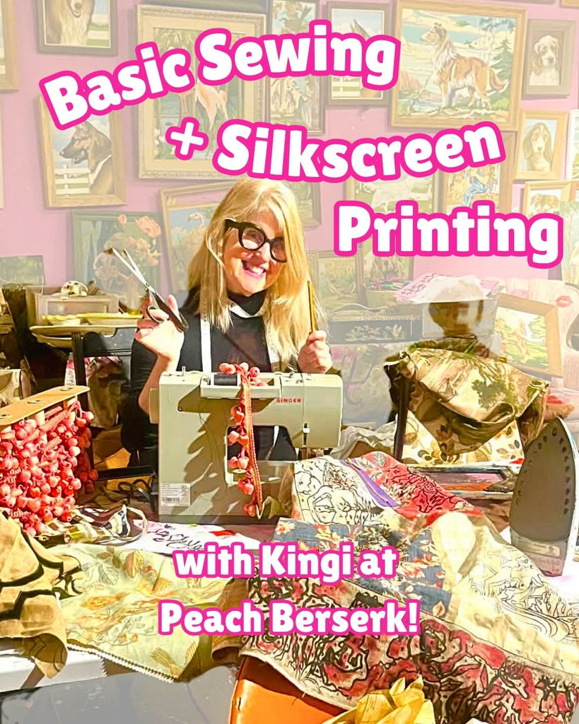 🧵 Basic Sewing + Silkscreen Printing Workshop ✨