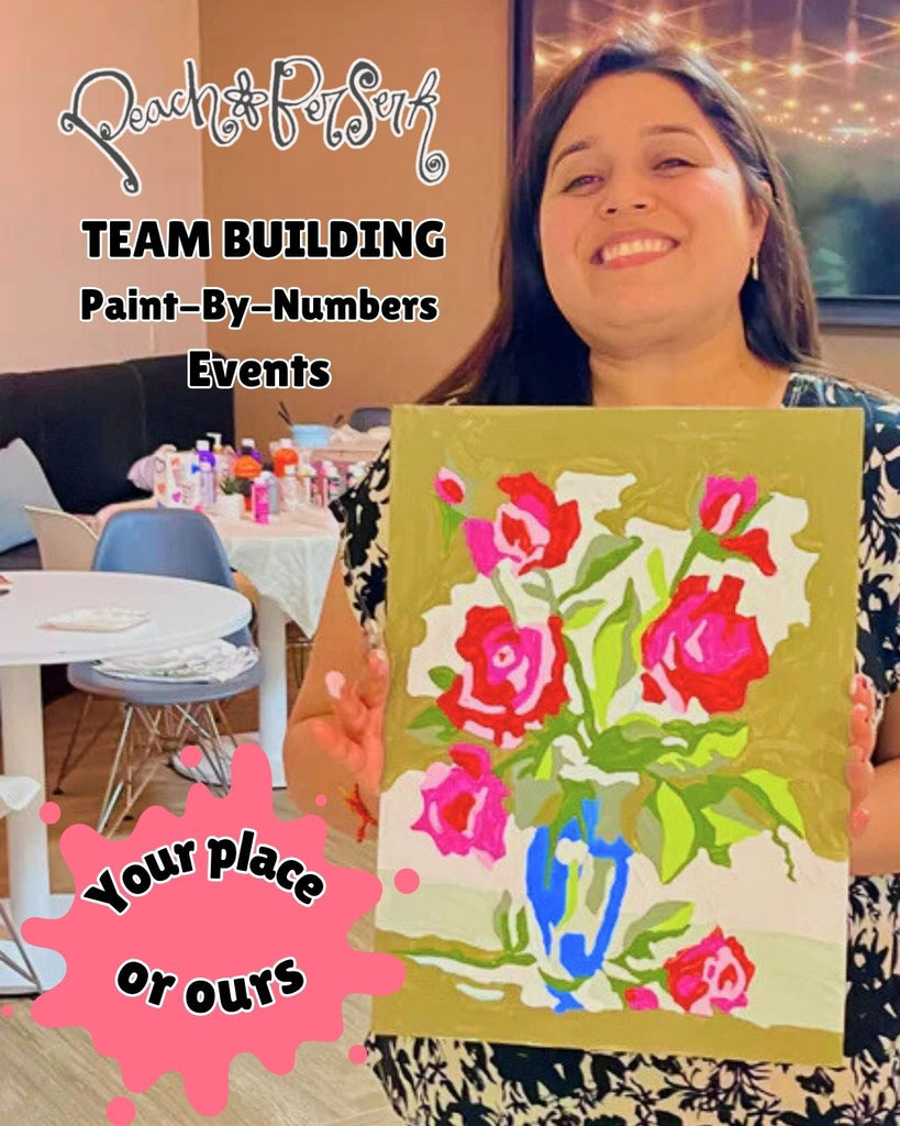 Team Building Paint 'N' Sip Events for Companies