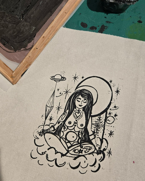 🌙 New Moon Astrology Silkscreen Workshop & Party