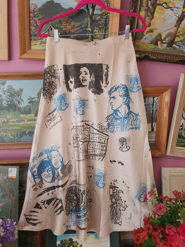 David FLOWIE ⚡️ Silk Skirt