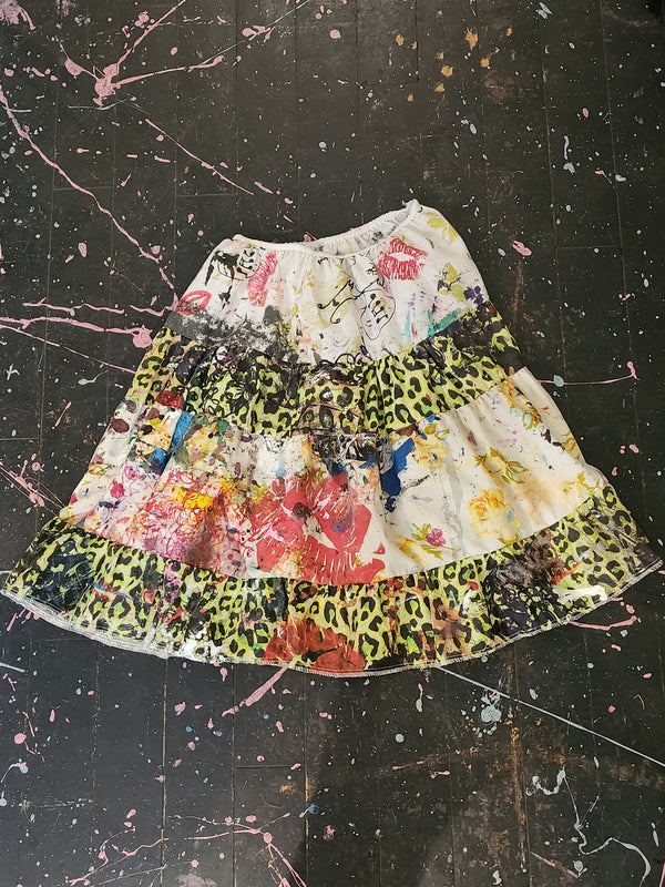 Purrrrrrrrr-roud Leopard Drop Cloth Skirt 🐈